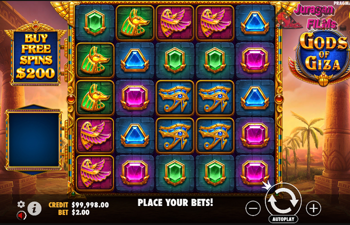 Kutukan atau Berkah? Memutar Gulungan di Slot Gods of Giza!