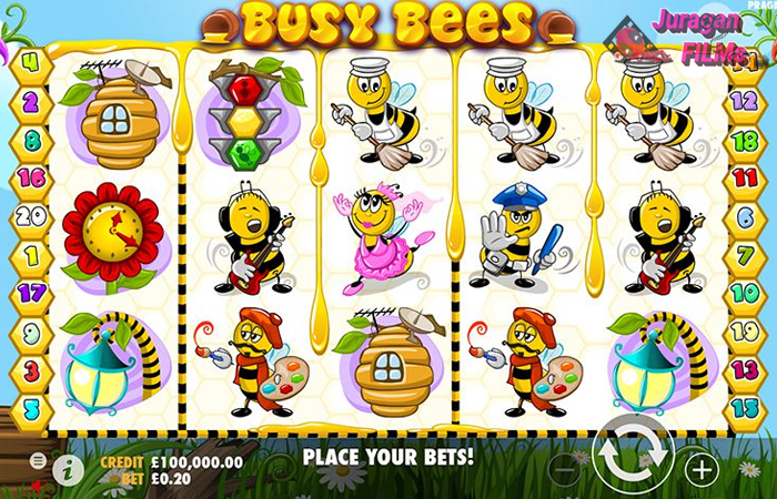 Busy Bees: Slot yang Bikin Dompetmu Berdengung Penuh Cuan!